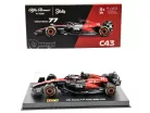 Alfa Romeo C43 Team Stake F1 #77 (2023) - Valtteri Bottas - С ПИЛОТ - Bburago - 1:43