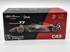 Alfa Romeo C43 Team Stake F1 #77 (2023) - Valtteri Bottas - С ПИЛОТ - Bburago - 1:43