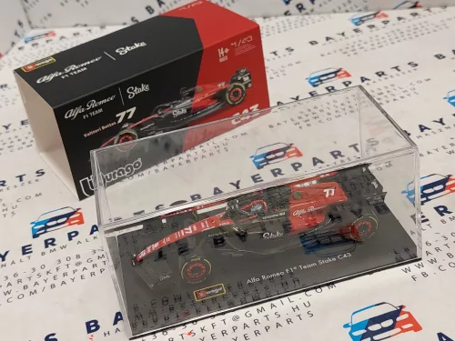 Alfa Romeo C43 Team Stake F1 #77 (2023) - Valtteri Bottas - С ПИЛОТ - Bburago - 1:43