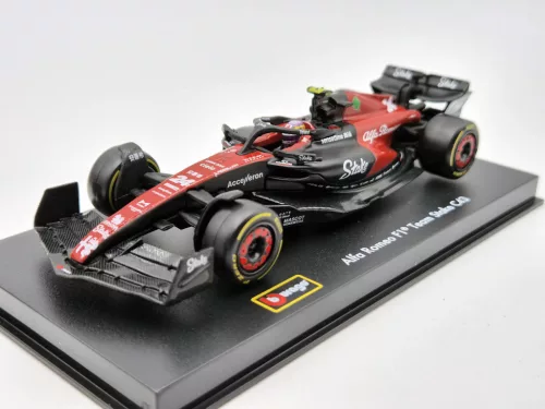 Alfa Romeo C43 Team Stake F1 #24 (2023) - Guanyu Zhou - С ПИЛОТ - Bburago - 1:43
