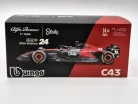 Alfa Romeo C43 Team Stake F1 #24 (2023) - Guanyu Zhou - С ПИЛОТ - Bburago - 1:43