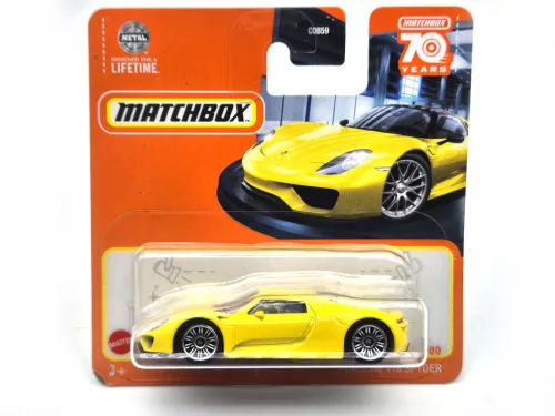 Porsche 918 Spyder - 77/100 - блистер - Matchbox - 1:64