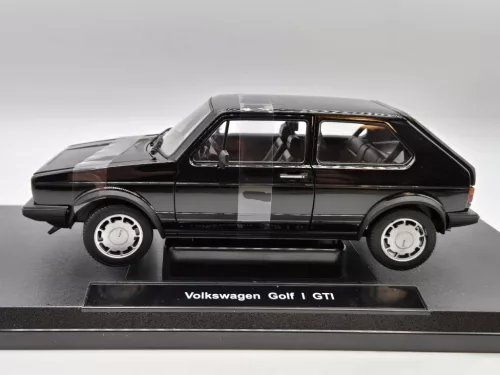 Volkswagen VW Golf Gti - черен - Welly - 1:18