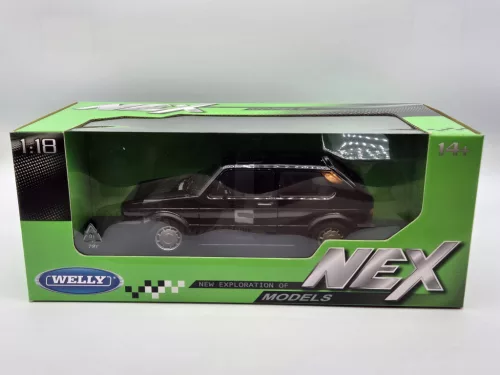 Volkswagen VW Golf Gti - черен - Welly - 1:18