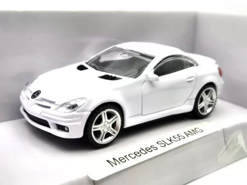 Mercedes Benz SLK55 AMG - бял - Rastar - 1:43