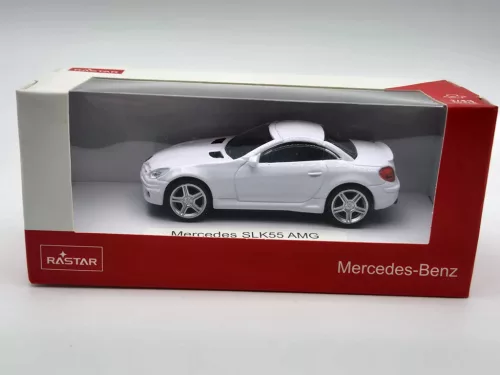 Mercedes Benz SLK55 AMG - бял - Rastar - 1:43