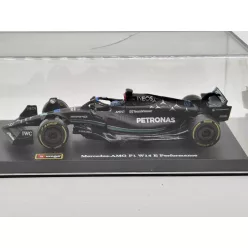   Mercedes-AMG Petronas Team W14 F1 #63 (2023) - George Russell - С ПИЛОТ - BBurago - 1:43 - с малък дефект