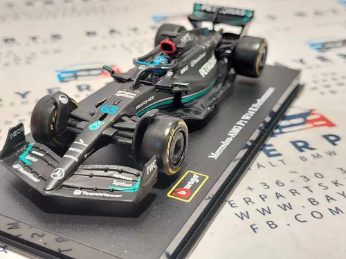 Mercedes-AMG Petronas Team W14 F1 #63 (2023) - George Russell - С ПИЛОТ - BBurago - 1:43 - с малък дефект