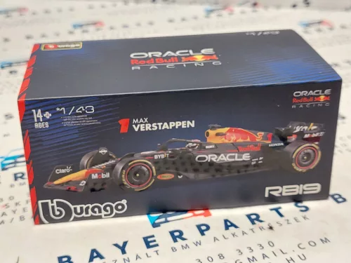 Red Bull RB19 Team Oracle F1 #1 (2023) - Max Verstappen - С ПИЛОТ - BBurago - 1:43