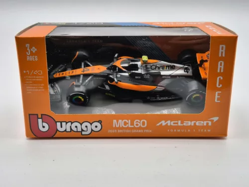 McLaren MCL60 F1 #4 (2023) - British GP 2nd - Lando Norris - BBurago - 1:43