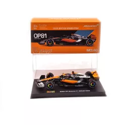  McLaren MCL60 F1 #81 (2023) - British GP 4th - Oscar Piastri - С ПИЛОТ - BBurago - 1:43