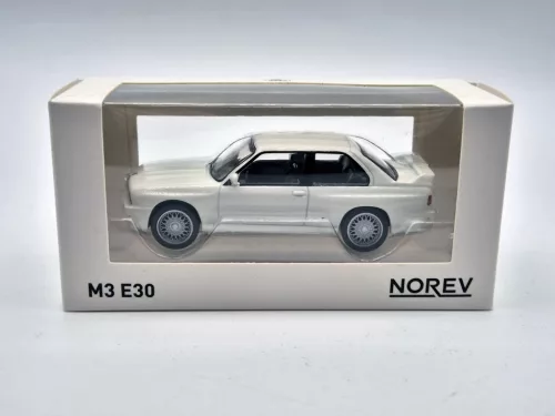 BMW E30 M3 (1986) - бял -  Norev - 1:43