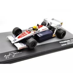  Toleman TG184 F1 #19 (1984) - Great Britain GP - Ayrton Senna - С ПИЛОТ - Edicola - 1:43