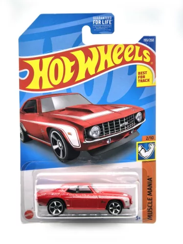 Hot Wheels Copo Camaro (1969) - Muscle Mania 2/10 - 193/250 - дълга картичка