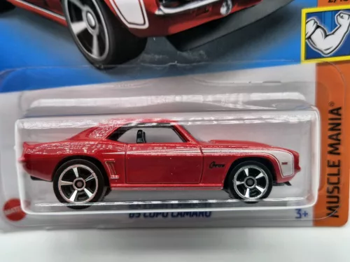 Hot Wheels Copo Camaro (1969) - Muscle Mania 2/10 - 193/250 - дълга картичка