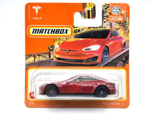 Tesla Model S - 89/100 - блистер - Matchbox - 1:64