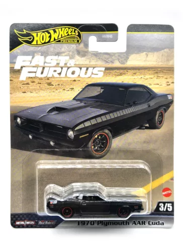 Hot Wheels Premium Fast and Furious - Fast & Furious 3/5 - Plymouth AAR Cuda (1970)