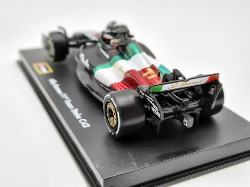 Alfa Romeo C43 F1 #77 (2023) - Monza Italy GP - Valtteri Bottas - С ПИЛОТ - Bburago - 1:43