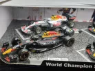 Red Bull F1 комплект - 2023 RB19 Max Verstappen - 2023 RB19 Sergio Perez (Miami) - 2022 RB18 Max Verstappen - 2021 RB16B Max Verstappen (Turkish GP) - Bburago -1:43