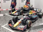 Red Bull F1 комплект - 2023 RB19 Max Verstappen - 2023 RB19 Sergio Perez (Miami) - 2022 RB18 Max Verstappen - 2021 RB16B Max Verstappen (Turkish GP) - Bburago -1:43