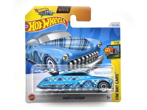 Hot Wheels Purple Passion - HW Art Cars 7/10 - 151/250 - Treasure Hunt - TH - Hot Wheels - 1:64