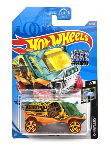 Hot Wheels Aero Pod - X-Raycers 2/10 - 21/250 - дълга карта - Hot Wheels - 1:64