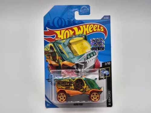Hot Wheels Aero Pod - X-Raycers 2/10 - 21/250 - дълга карта - Hot Wheels - 1:64
