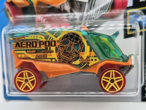 Hot Wheels Aero Pod - X-Raycers 2/10 - 21/250 - дълга карта - Hot Wheels - 1:64