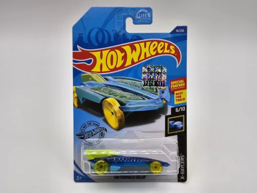 Hot Wheels HW Formula Solar - X-Raycers 6/10 - 16/250 - дълга карта - Hot Wheels - 1:64