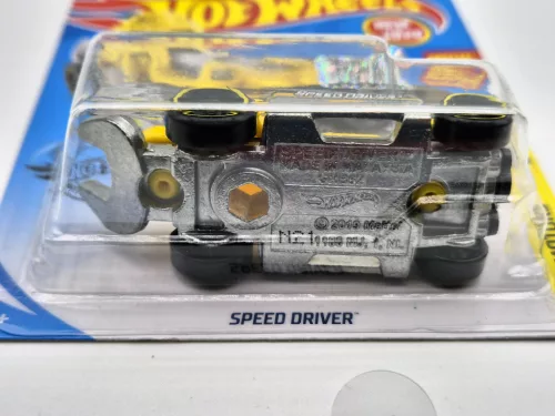 Hot Wheels Speed Driver (жълт) - Experimotors 3/10 - 77/250 - дълга карта - Hot Wheels - 1:64