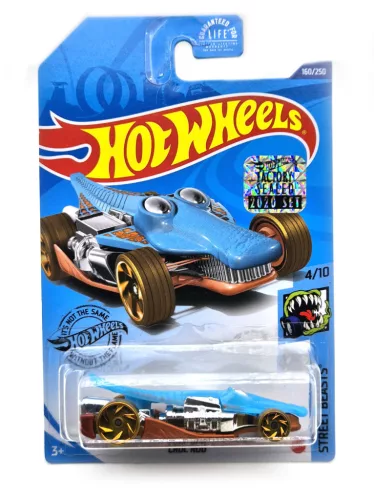Hot Wheels Croc Rod (мед/синьо) - Street Beasts 4/10 - 160/250 - дълга карта - Hot Wheels - 1:64