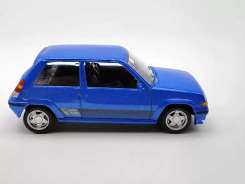 Renault R5 Supercinq GT Turbo Ph II (1988) - син - Norev - 1:43