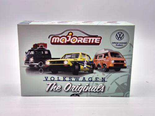 Volkswagen VW комплект - VW Beetle бръмбар - VW T1 transporter - Majorette - 1:64