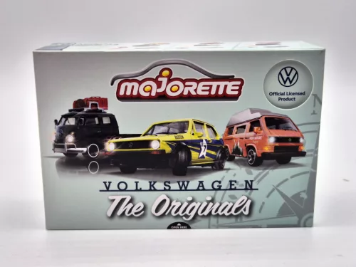 Volkswagen VW комплект - VW T3 + VW T1 transporter - Majorette - 1:64