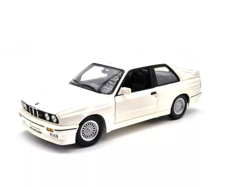 BMW E30 M3 (1987) - бял - Minichamps - 1:18