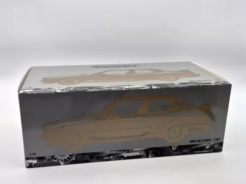 BMW E30 M3 (1987) - бял - Minichamps - 1:18