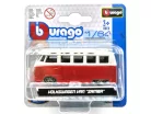 Volkswagen VW T1 transporter Samba Minibus - червен - Burago - 1:64