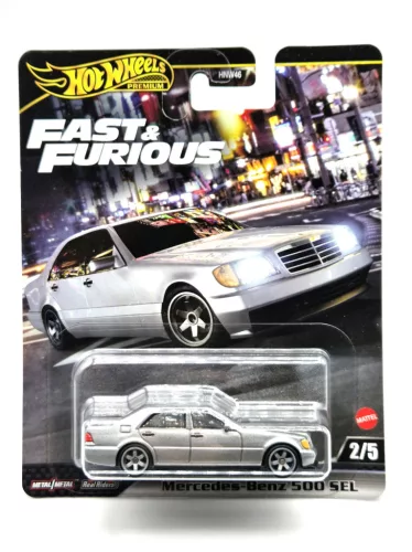 Hot Wheels Premium - Fast & Furious - Mercedes Benz 500 SEL - Hot Wheels - 1:64