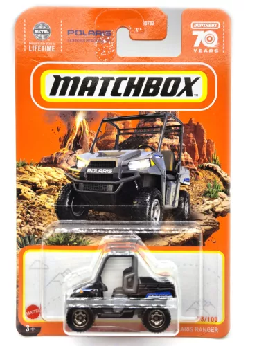 Polaris Ranger - 2023 75/100 - дълга картичка - Matchbox - 1:64