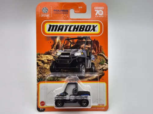 Polaris Ranger - 2023 75/100 - дълга картичка - Matchbox - 1:64