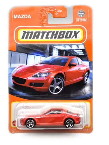 Mazda RX-8 (2004) - 2024 49/100 - дълга картичка - Matchbox - 1:64