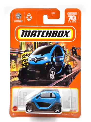 Renault Twizy (2022) - 2023 82/100 - дълга картичка - Matchbox - 1:64