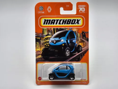 Renault Twizy (2022) - 2023 82/100 - дълга картичка - Matchbox - 1:64