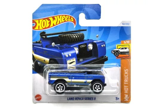 HW Land Rover Series II - синя - HW Hot Trucks 5/10 - 92/250 - Hot Wheels - 1:64
