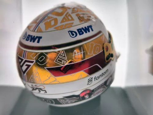 Каска - Bell - Renault A523 BWT Alpine - #10 - Pierre Gasly (2023) - Spark Model - 1:5