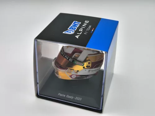 Каска - Bell - Renault A523 BWT Alpine - #10 - Pierre Gasly (2023) - Spark Model - 1:5