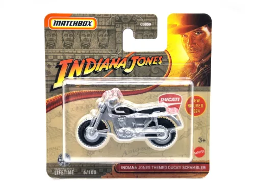 Ducati Scrambler - Indiana Jones - 2024 6/100 - блистер - Matchbox - 1:64