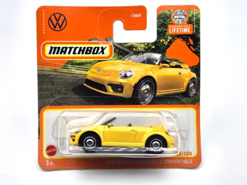 Volkswagen VW Beetle Convertible (2019) - 2024 52/100 - блистер - Matchbox - 1:64
