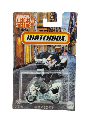 Matchbox European Streets - BMW R1200RT-P - блистер - Matchbox - 1:64