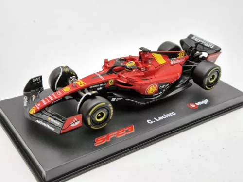 Ferrari SF-23 Team Scuderia F1 #16 (2023) - Monza - Charles Leclerc - С ПИЛОТ - Bburago - 1:43